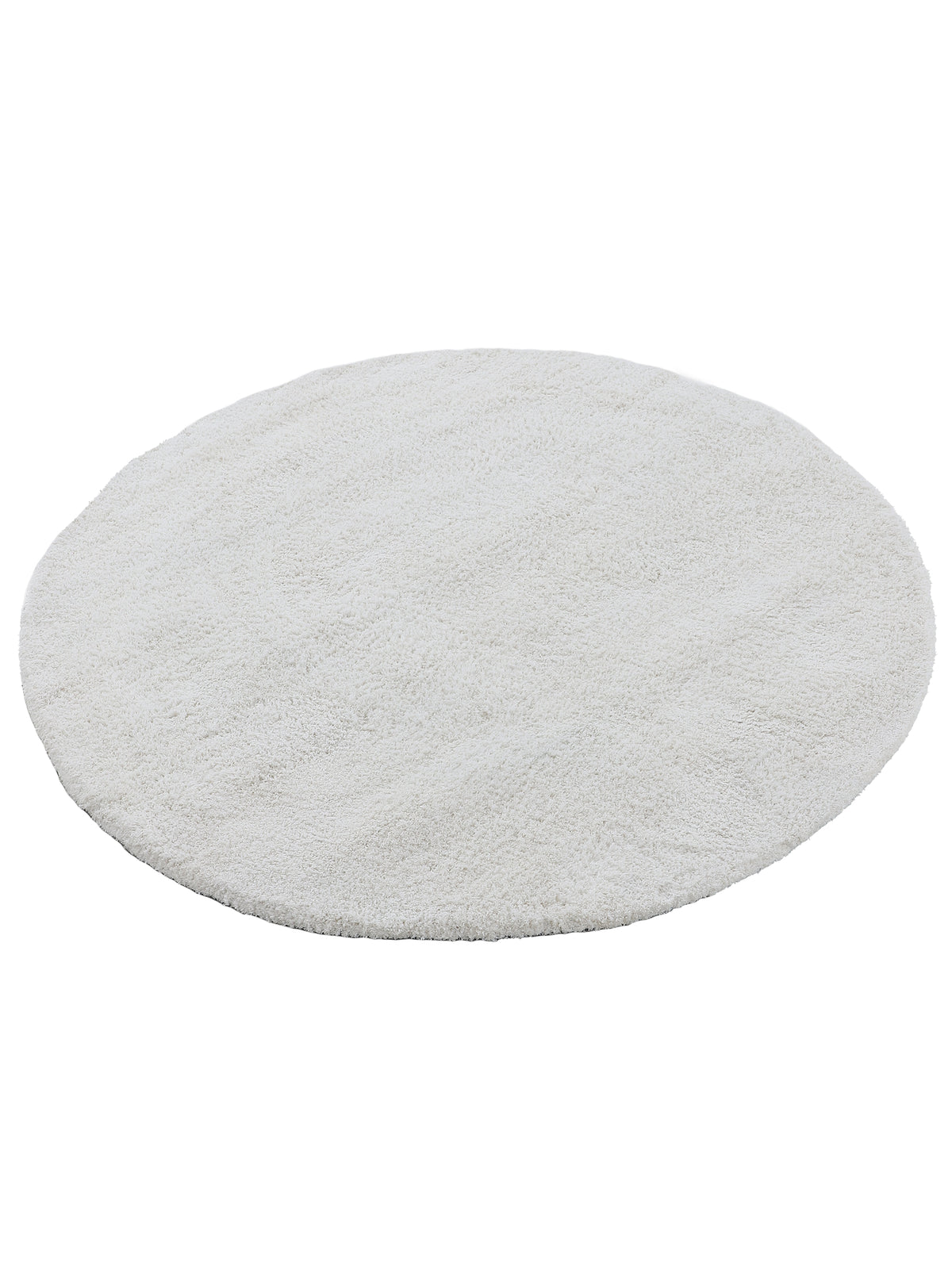 Hochflorteppich Silky Rund Creme