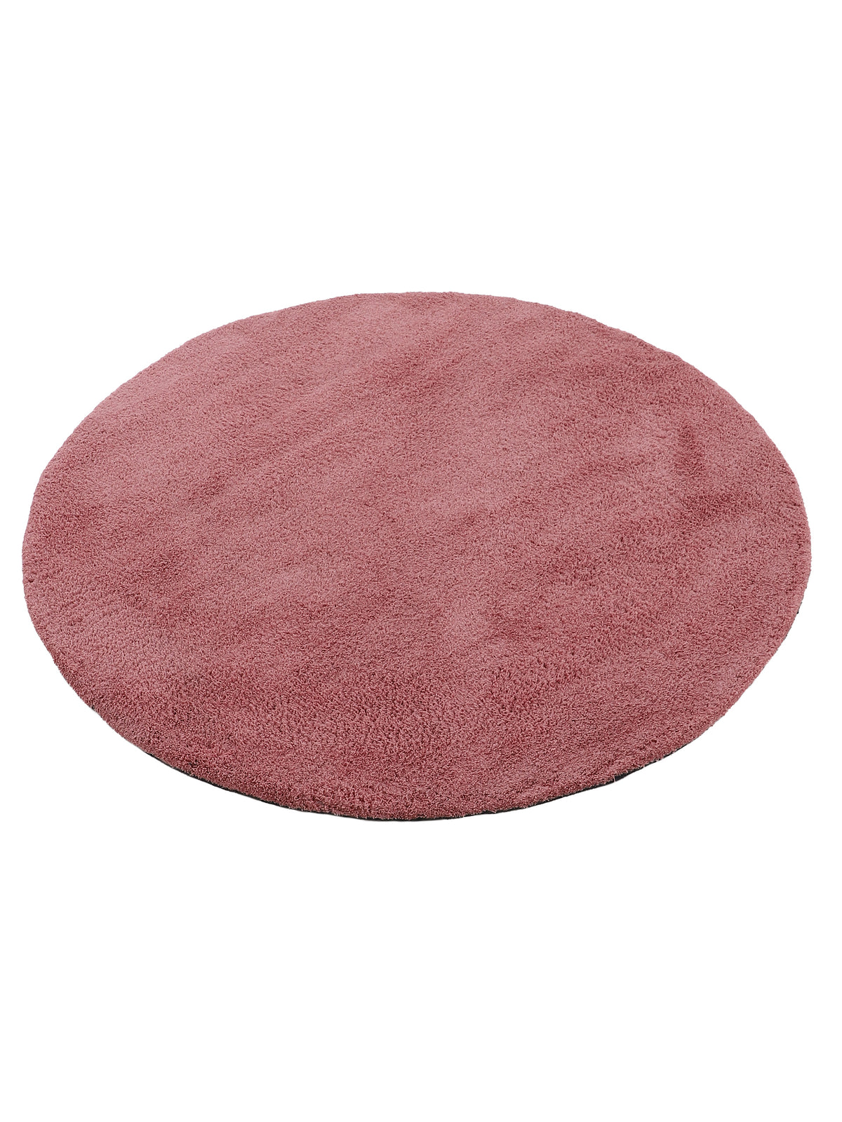 Hochflorteppich Silky Rund Rosa
