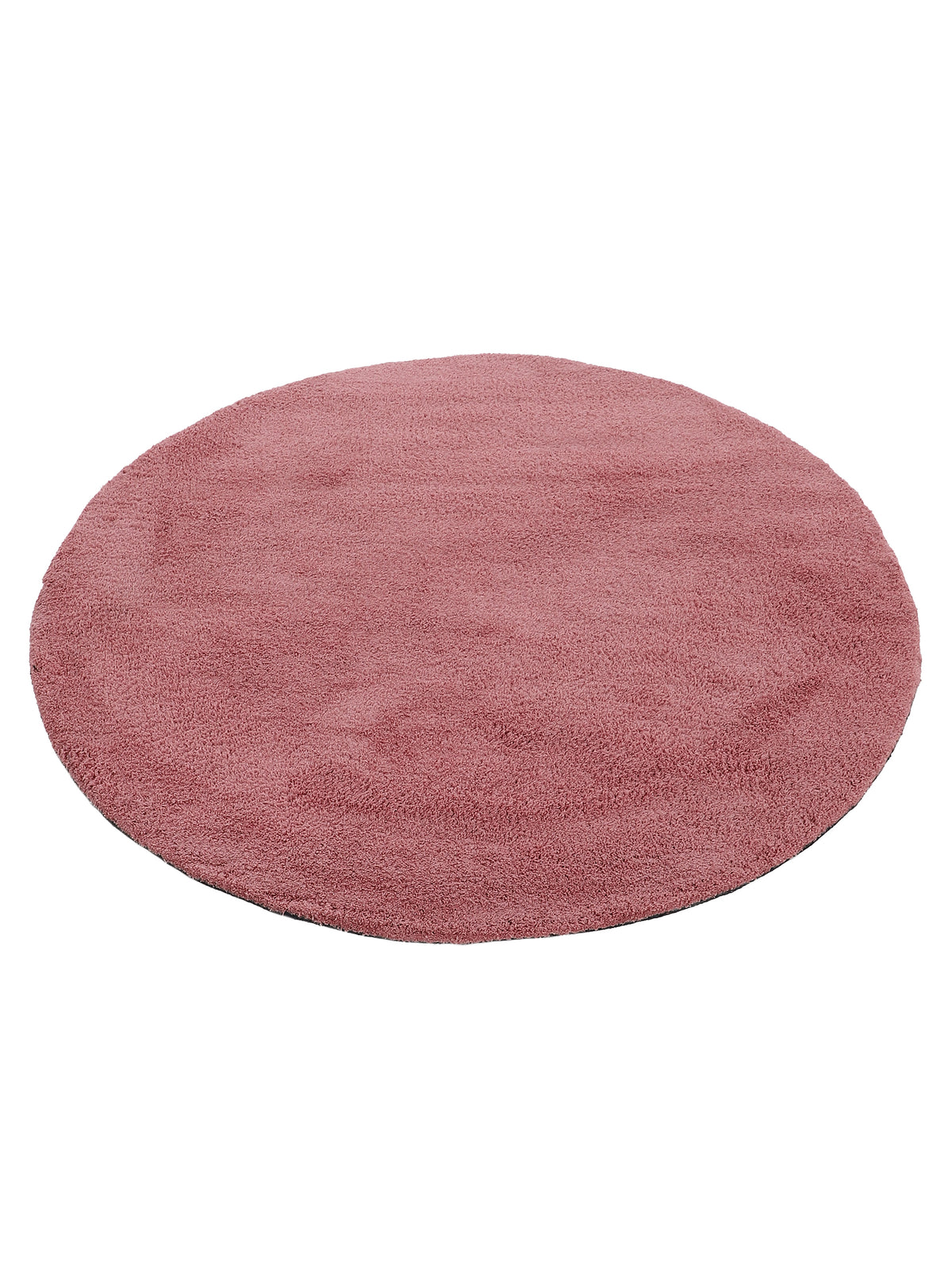 Hochflorteppich Silky Rund Rosa