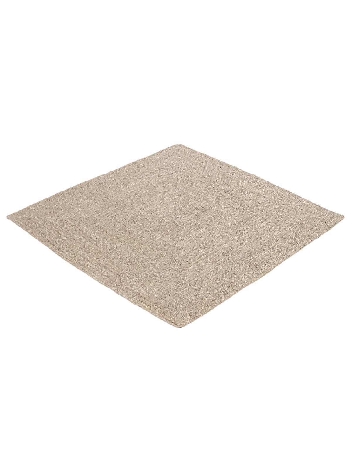 Juteteppich Nele Quadratisch Taupe in taupe aus sisal/jute