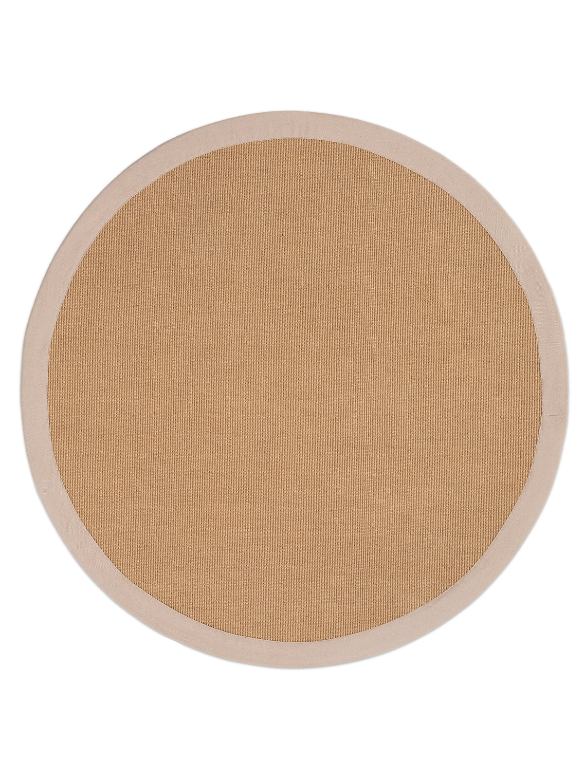 Sisalteppich Rund Beige aus Sisal/Jute