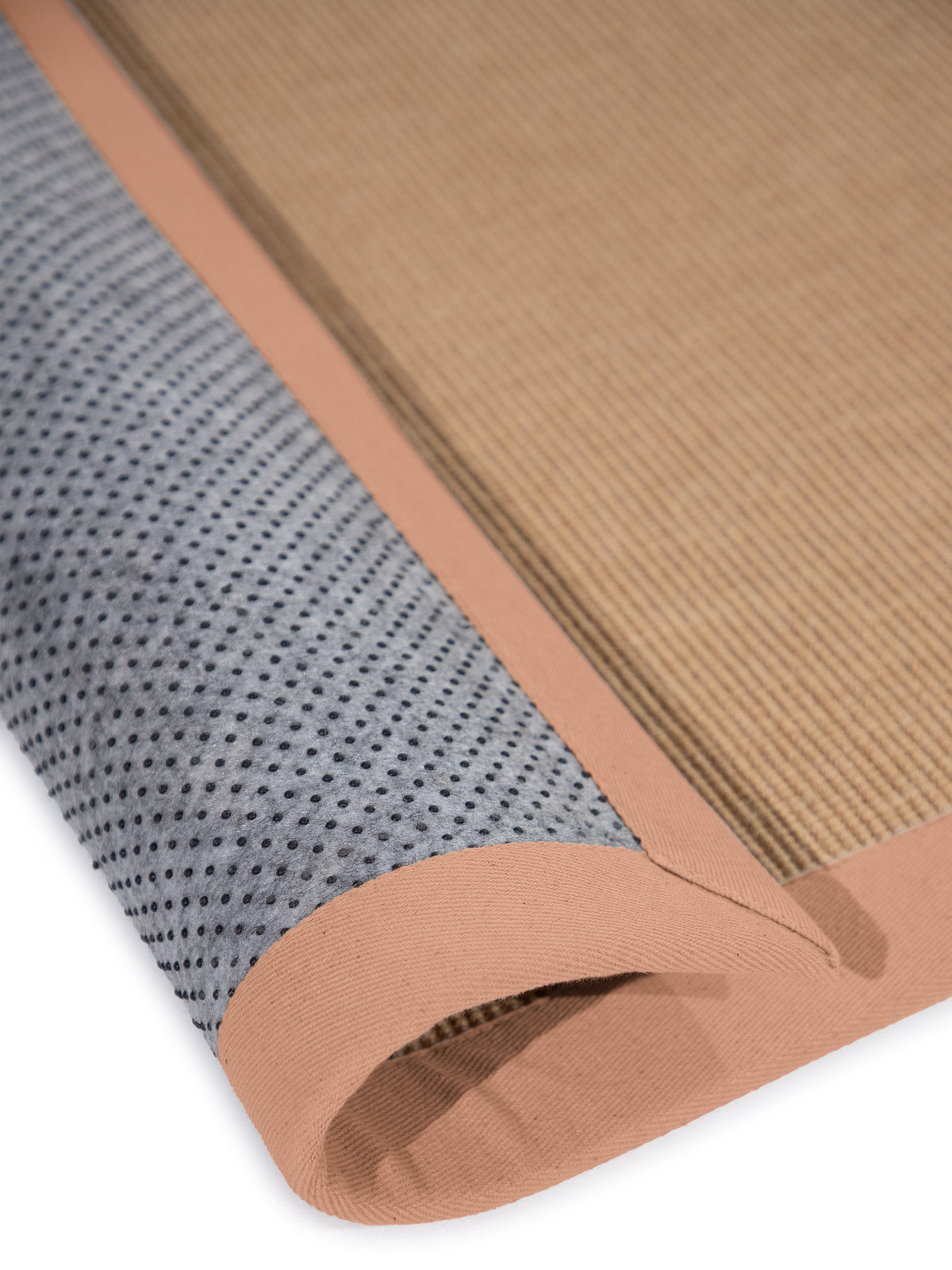 Sisalteppich Läufer Pfirsich in pfirsich aus sisal/jute