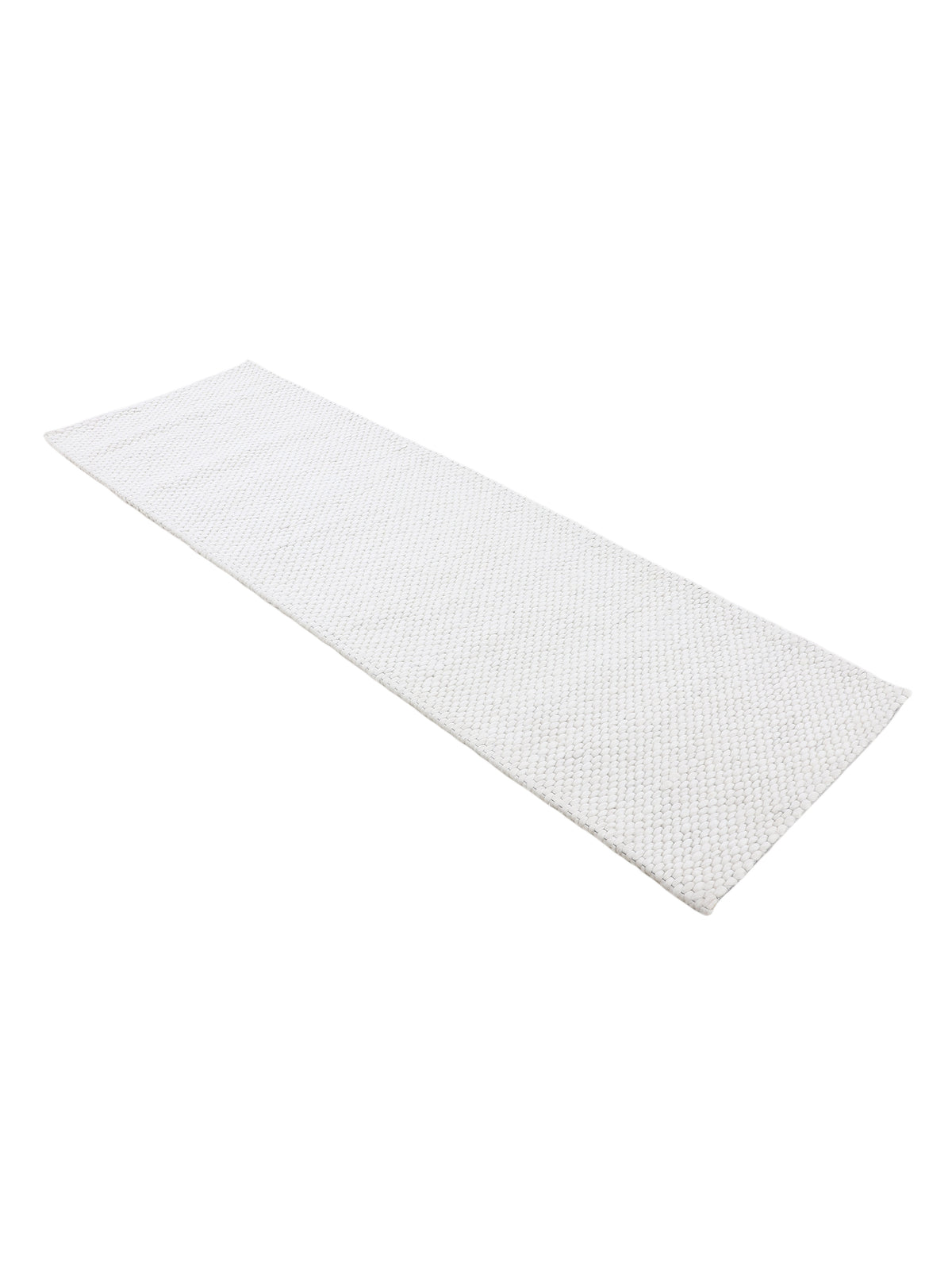 Wollteppich Sina Läufer Creme in creme aus wolle