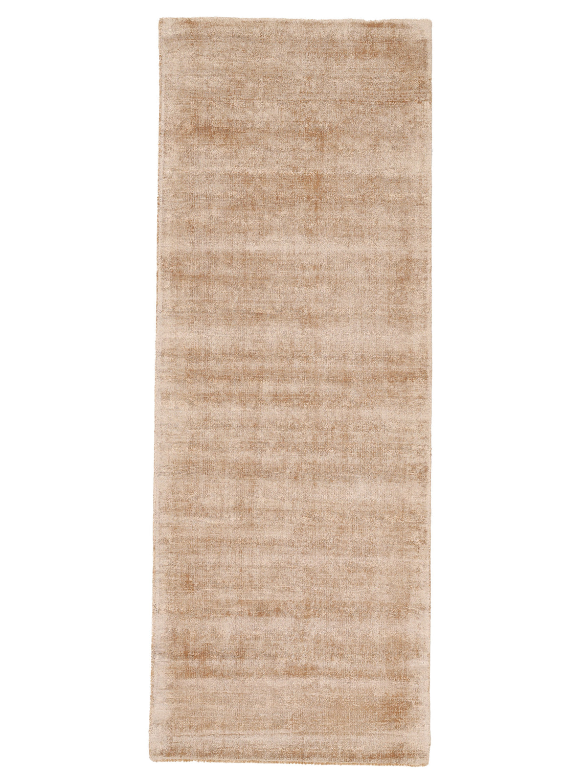 Viskoseteppich Ava Läufer Beige in beige aus viskose
