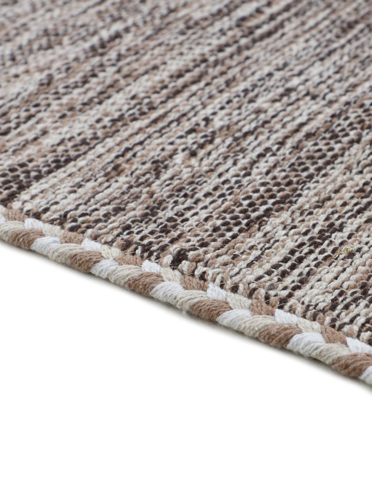Flachgewebeteppich Kelim Azizi Läufer Beige in beige aus baumwolle