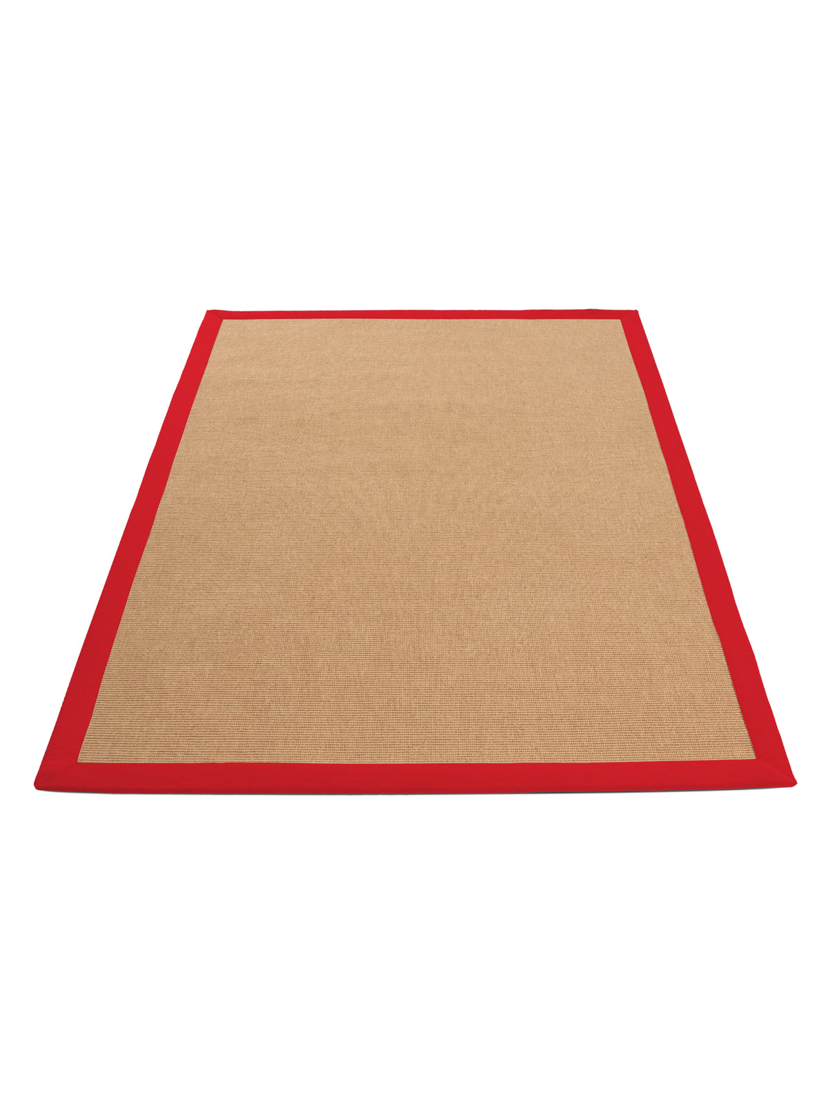 Sisalteppich Rot aus Sisal/Jute