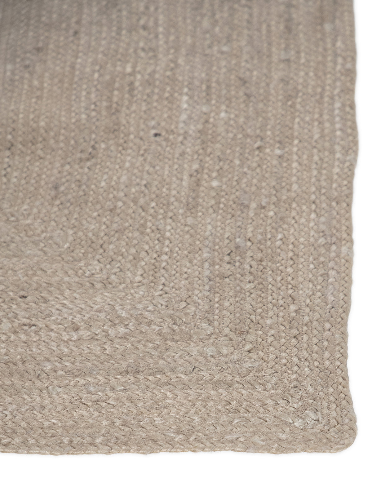 Juteteppich Nele Läufer Taupe in taupe aus sisal/jute