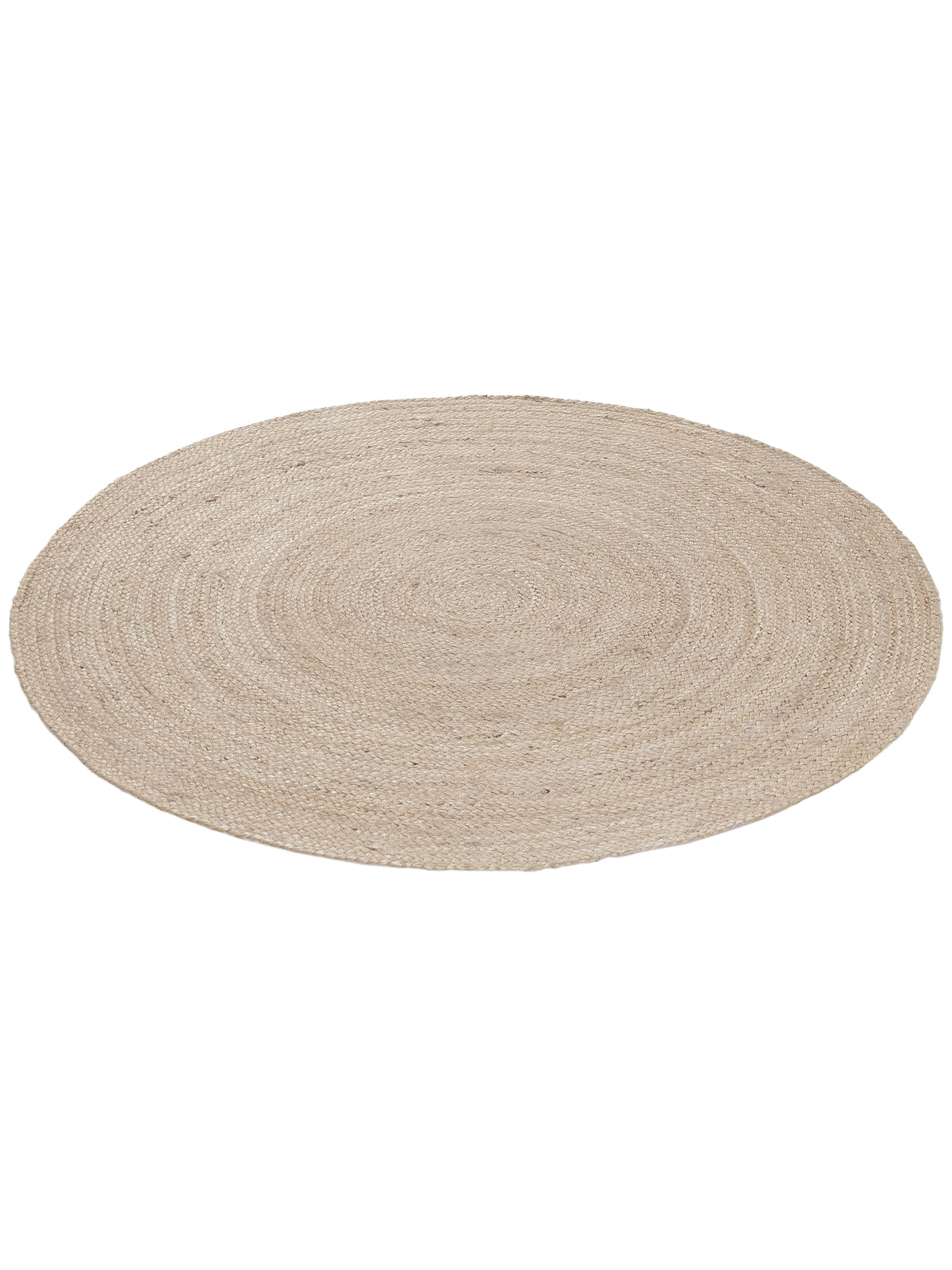 Juteteppich Nele Rund Taupe in taupe aus sisal/jute