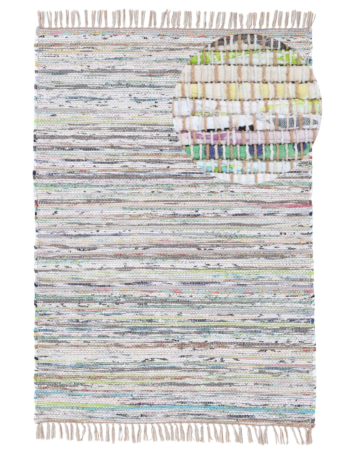 Kelim Chindi Beige in beige