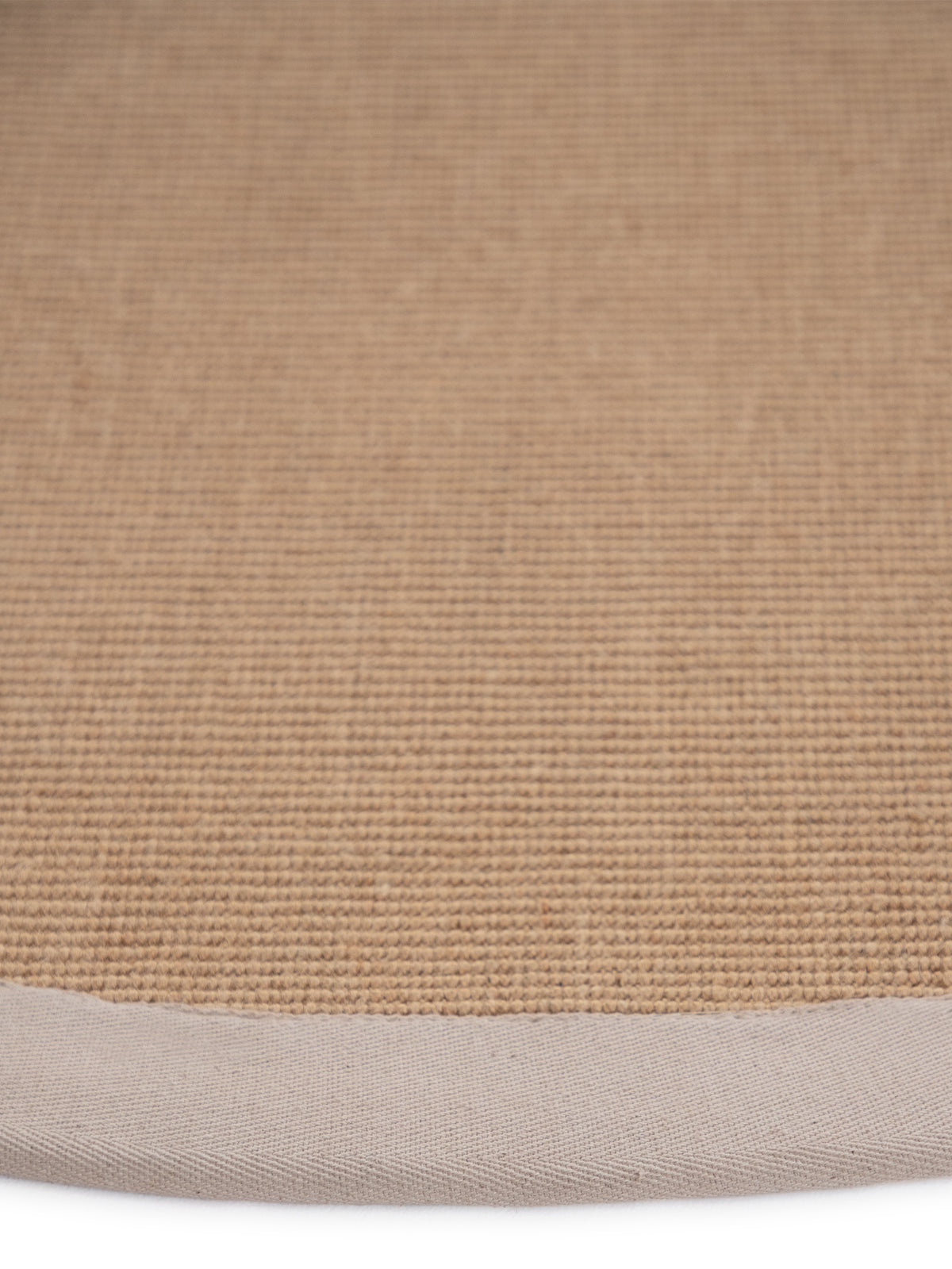 Sisalteppich Rund Beige aus Sisal/Jute