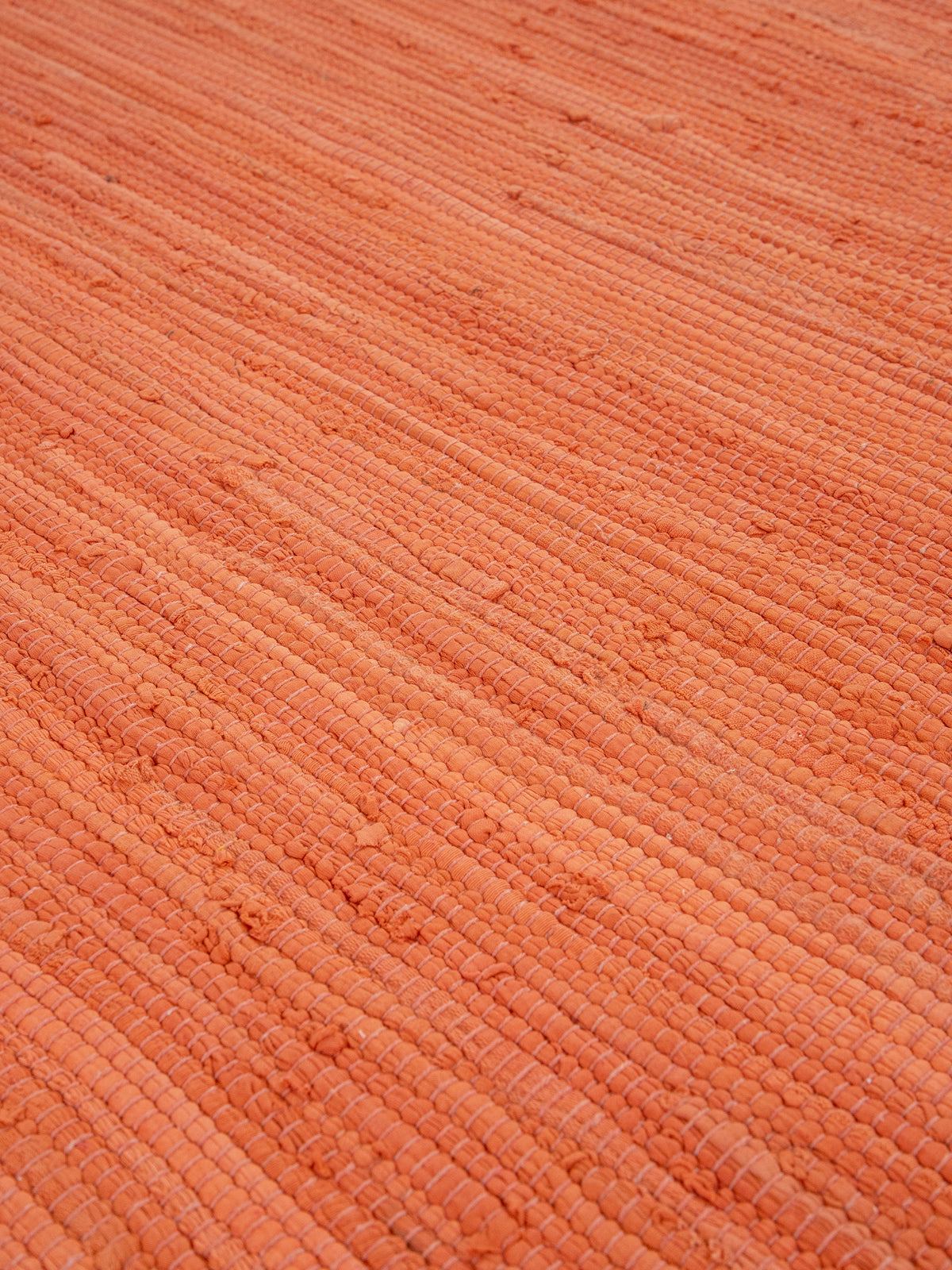 Kelim Chindi Uni Rund in orange