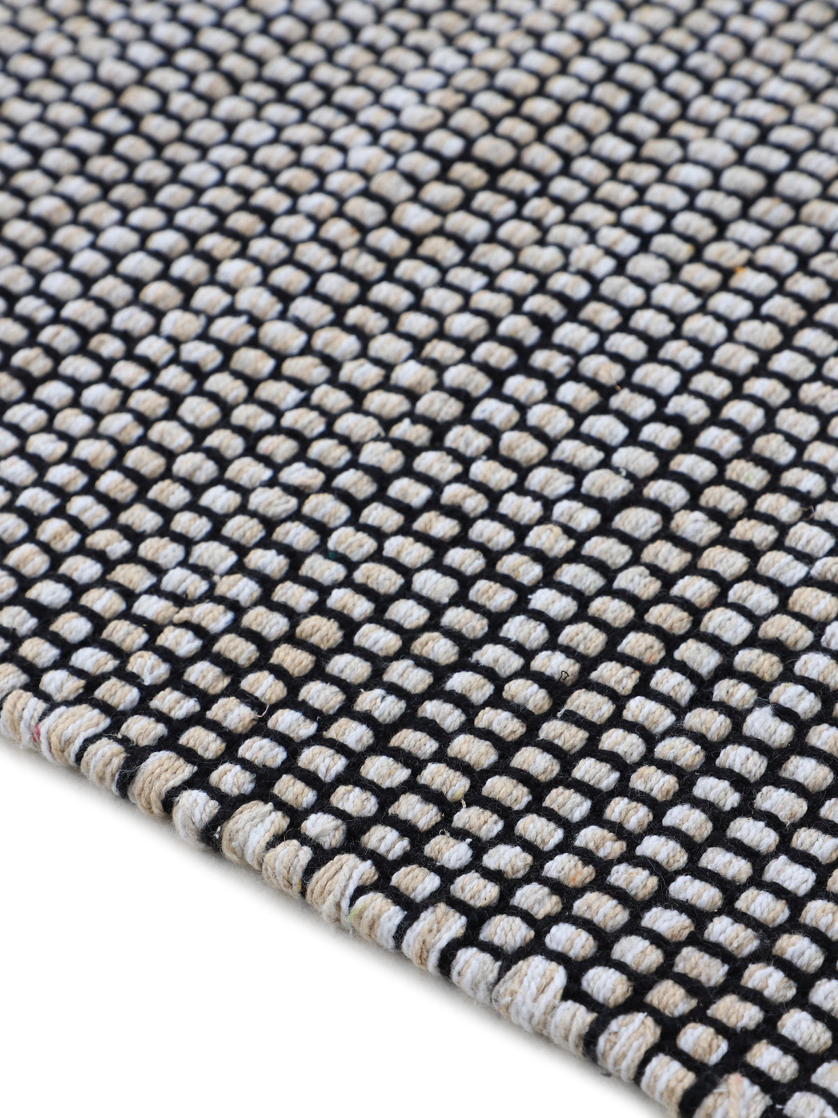 Flachgewebeteppich Kelim Mia Läufer Beige in beige aus baumwolle