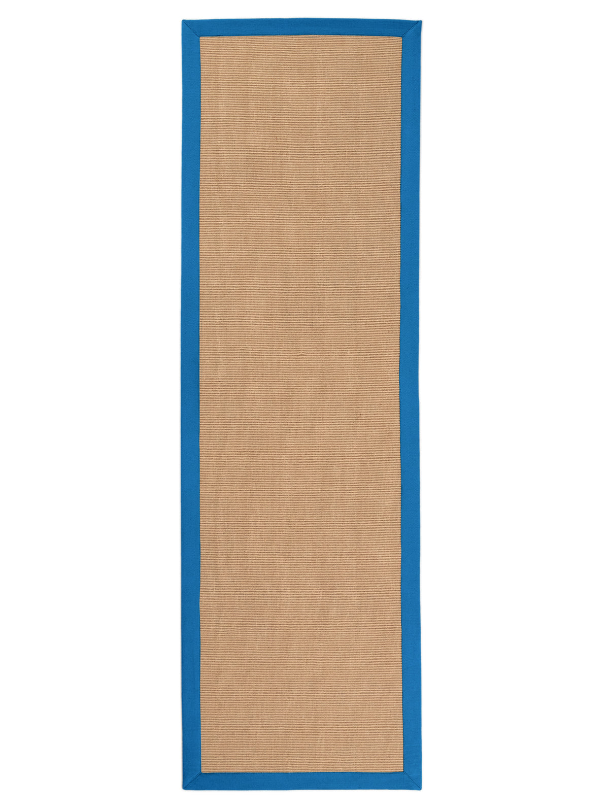 Sisalteppich Läufer Blau in blau aus sisal/jute