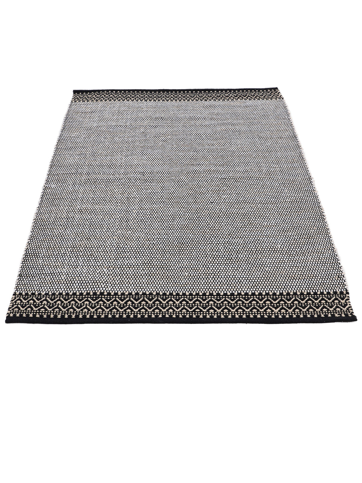 Flachgewebeteppich Kelim Mia Beige in beige aus baumwolle