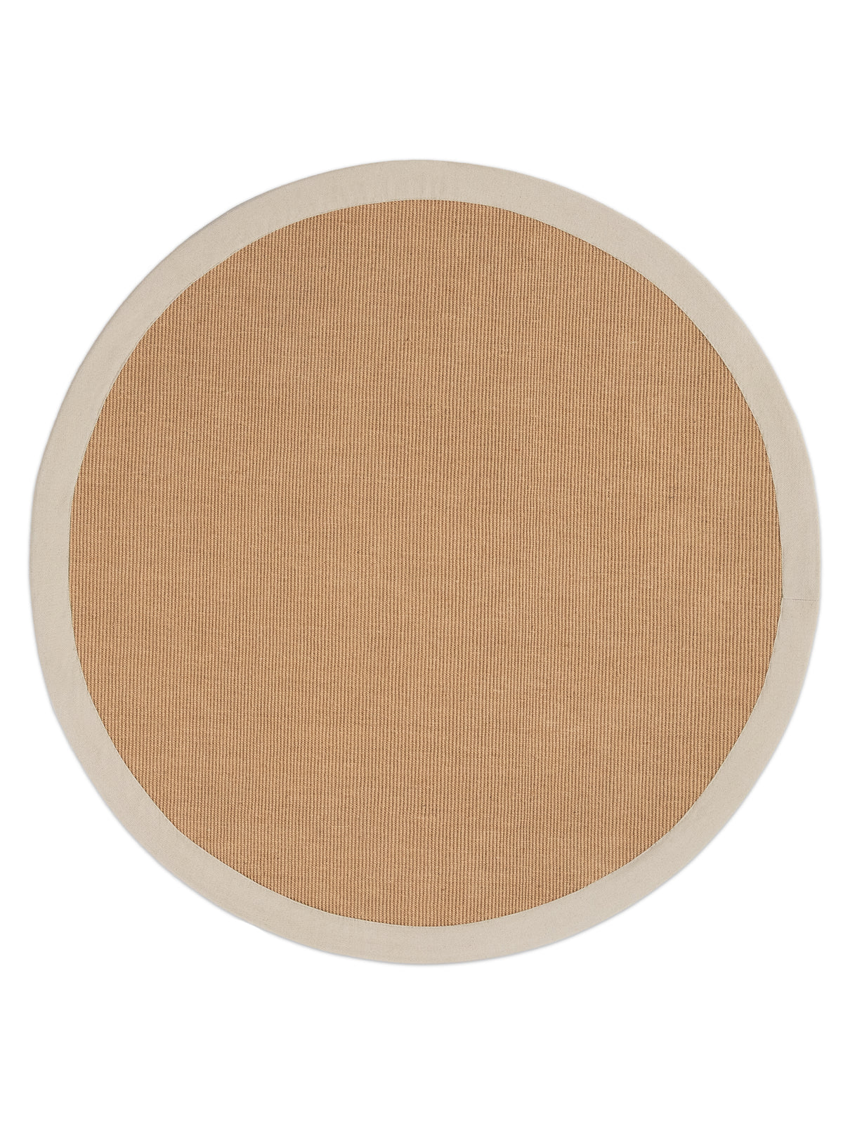 Sisalteppich Rund Creme aus Sisal/Jute