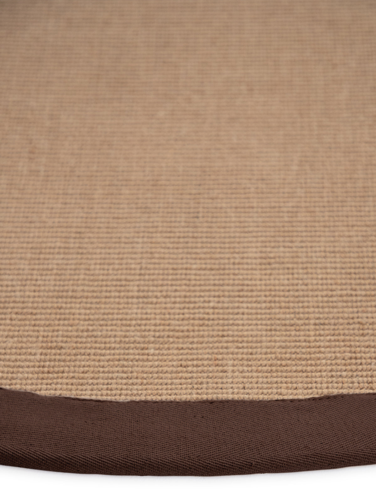 Sisalteppich Rund Braun aus Sisal/Jute