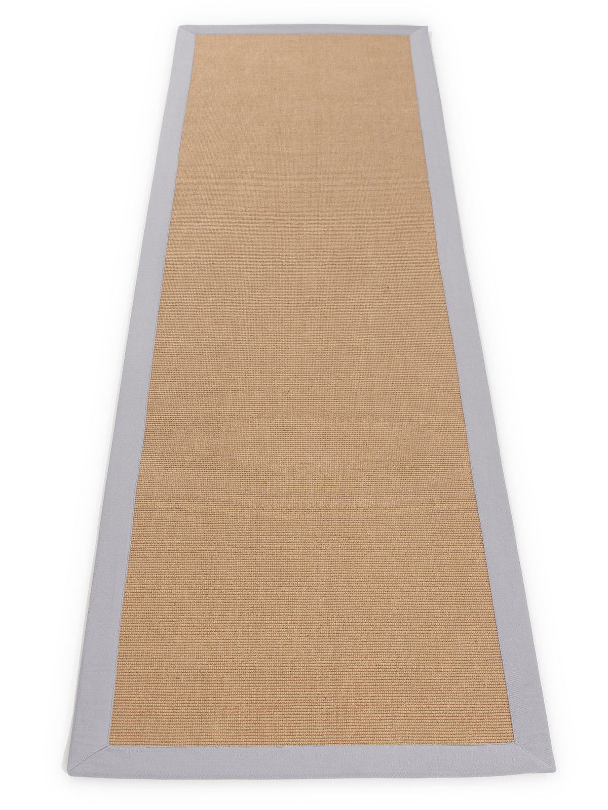 Sisalteppich Läufer Hellgrau aus Sisal/Jute