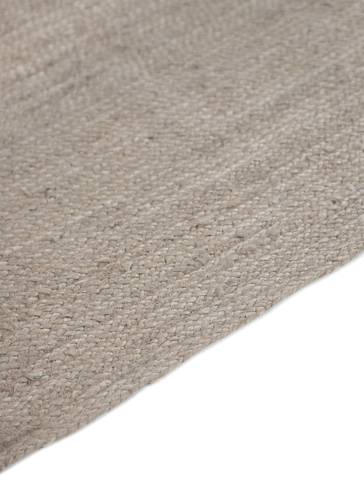 Juteteppich Nele Läufer Taupe in taupe aus sisal/jute