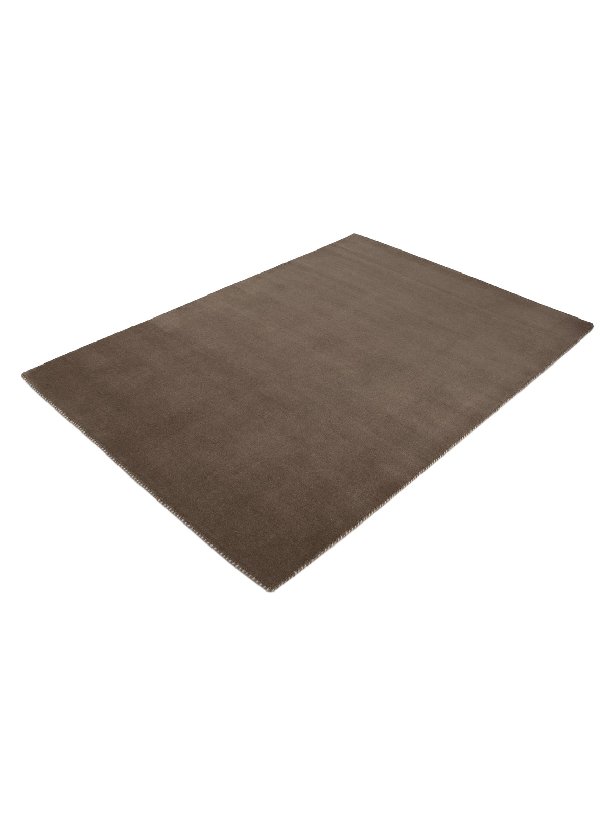 Wollteppich Gabbeh Lola Taupe aus Wolle