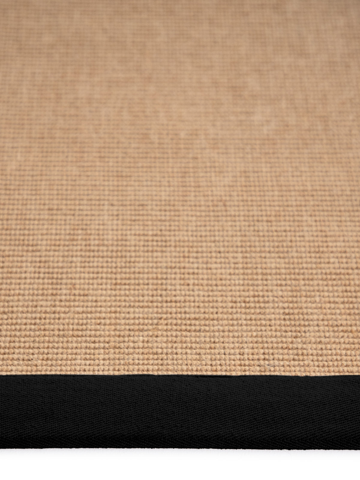 Sisalteppich Läufer Schwarz aus Sisal/Jute