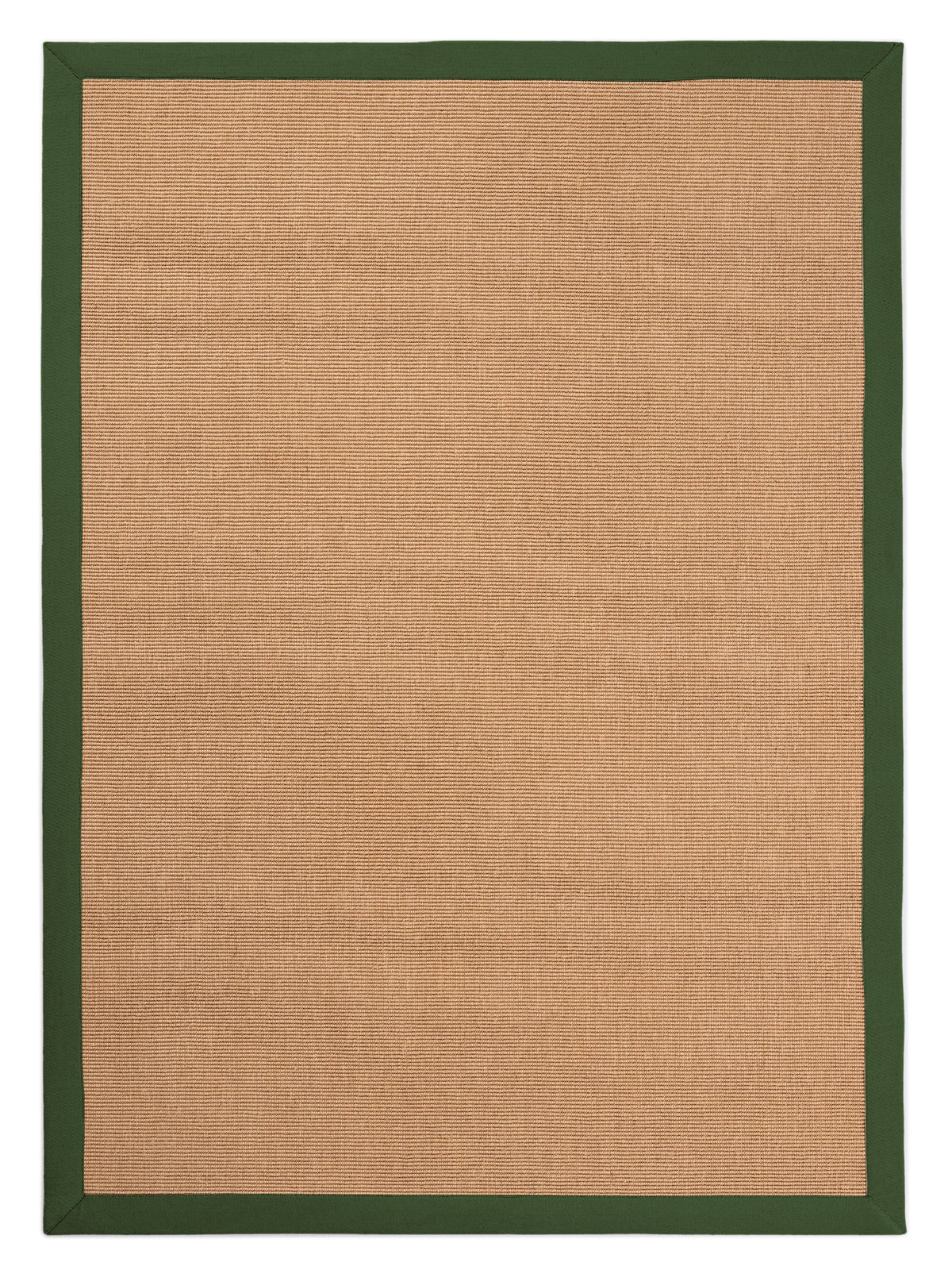 Sisalteppich Grün in grün aus sisal/jute