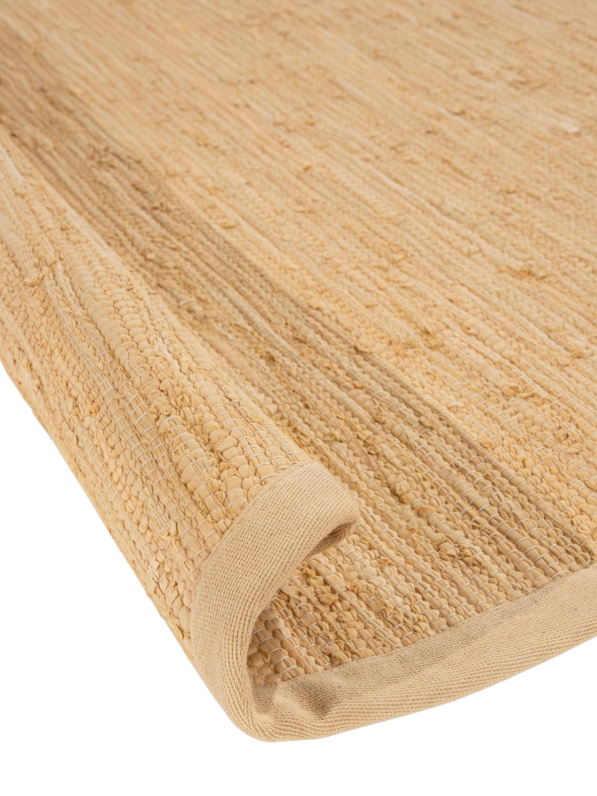 Kelim Chindi Uni Rund in beige