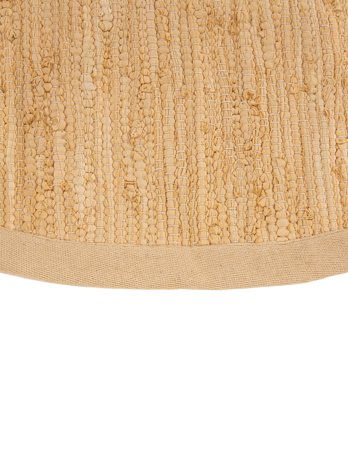 Kelim Chindi Uni Rund in beige
