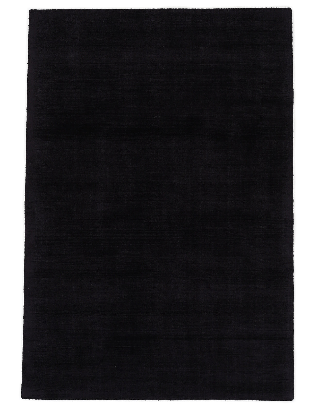 Viskoseteppich Ava Schwarz in schwarz aus viskose