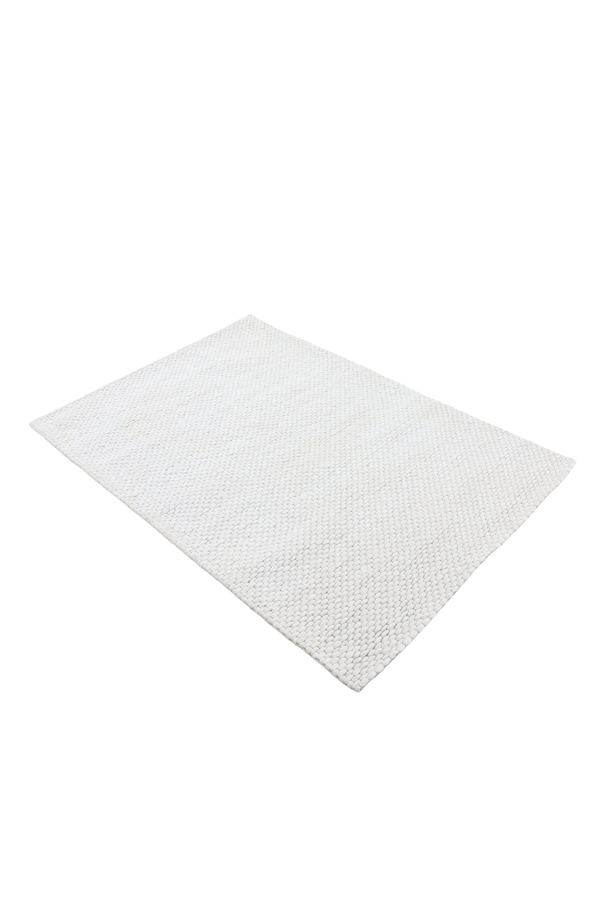 Wollteppich Sina Creme in creme aus wolle