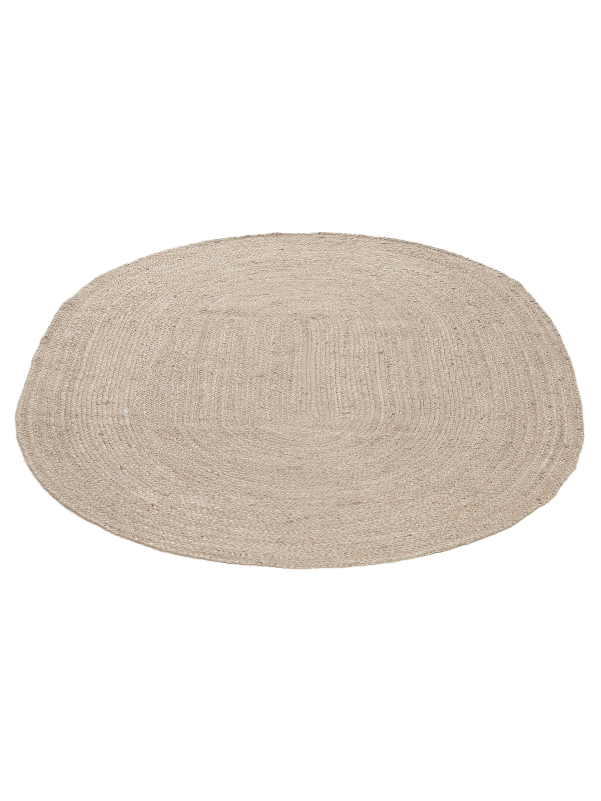 Juteteppich Nele Oval Taupe in taupe aus sisal/jute